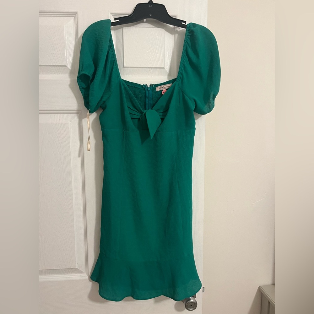 BCBGeneration Teal Mini Dress